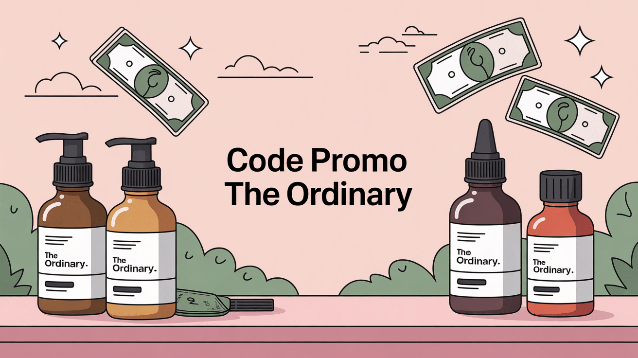 illustration code promo the ordinary et économies