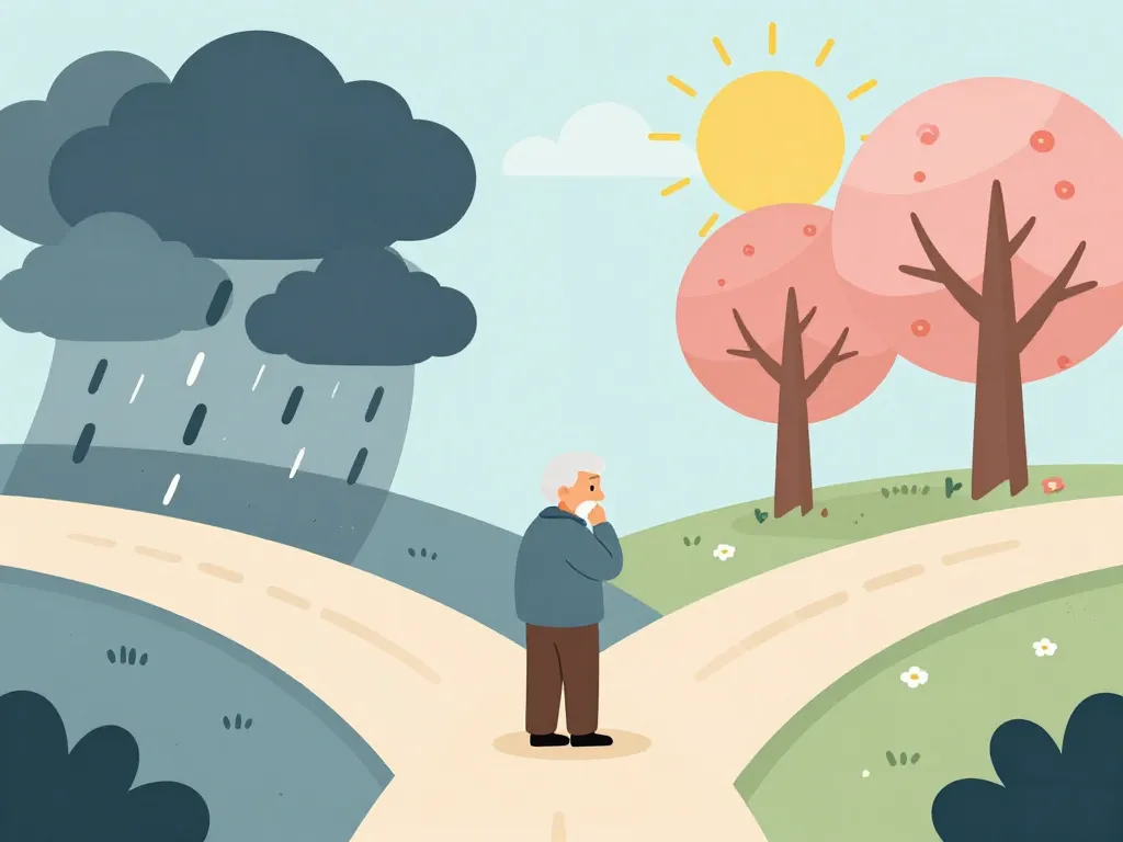 symbole différenciation dépression maison de repos vieillissement