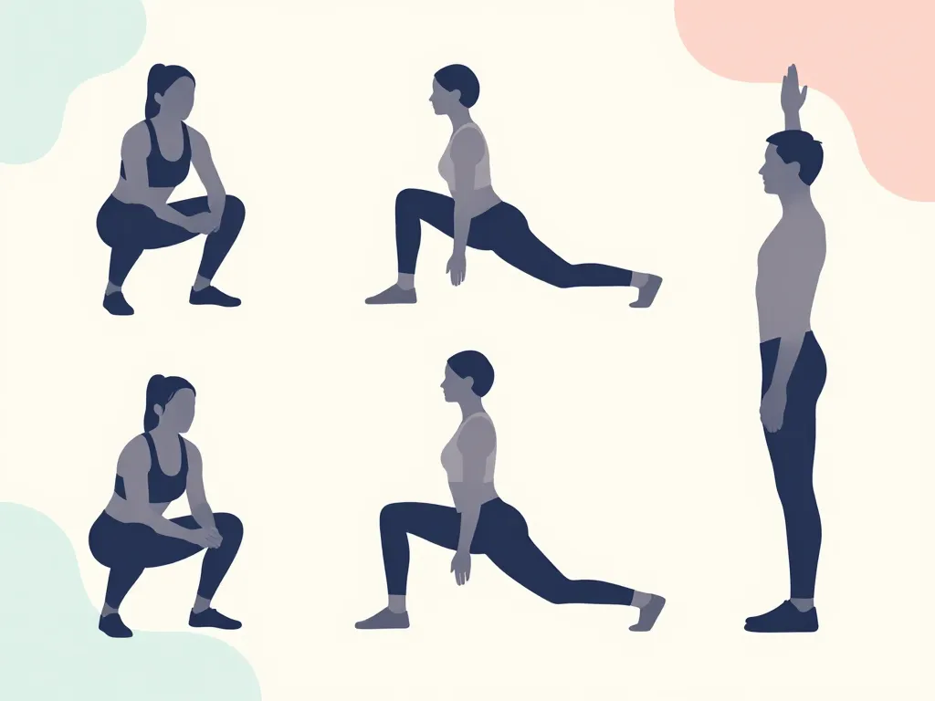 fessier femme avant apres exercices schema