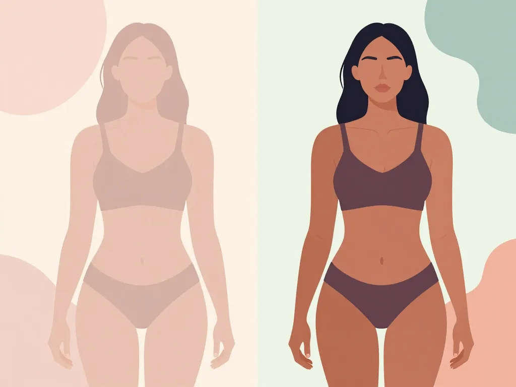 fessier femme avant apres comparaison realiste