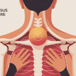 illustration ganglion sus claviculaire stress