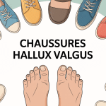 illustration hallux valgus quelle chaussure adaptée