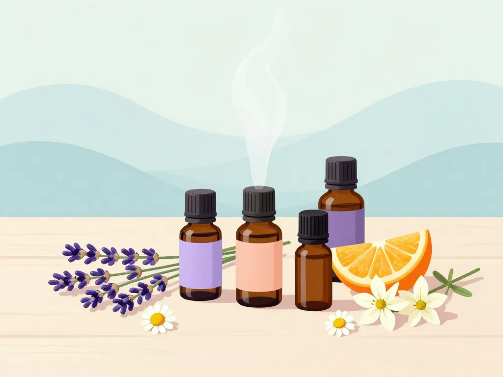 huile essentielle depression flacons plantes calmantes