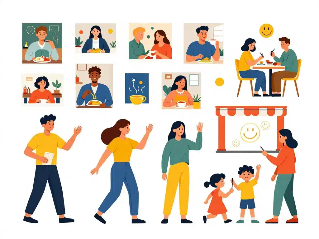 activités inclusives journée mondiale du sourire 2024 photo-brunch sourire