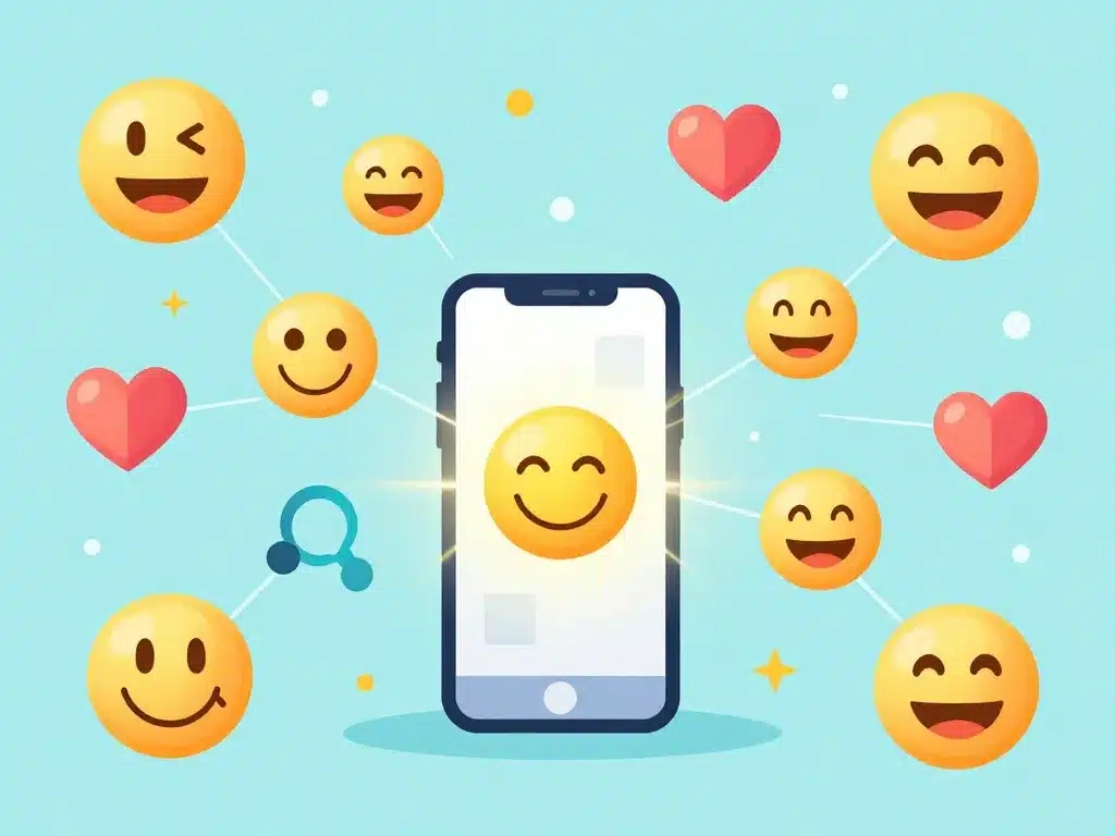 communication positive journée mondiale du sourire 2024 illustration réseaux