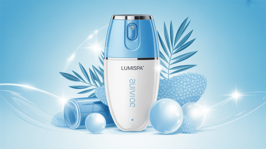 illustration lumispa épurée appareil beauté