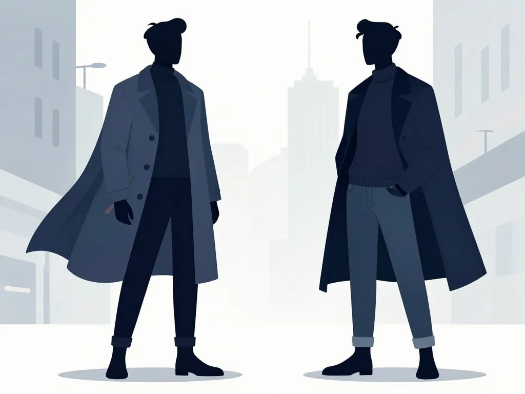Idées tenues manteau cape pour homme style et assurance