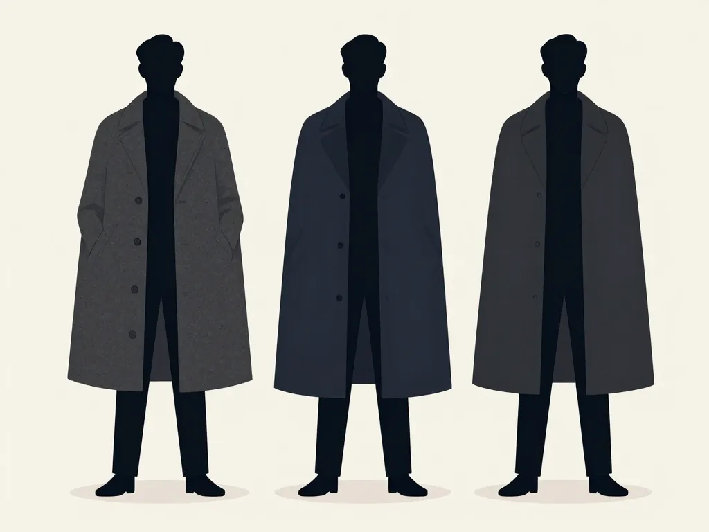 Comparatif manteau cape pour homme morphologies et matières