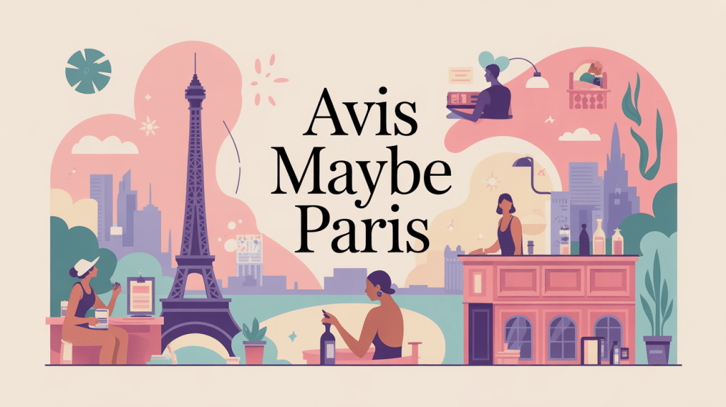 maybe paris avis, synthèse visuelle des avis clients