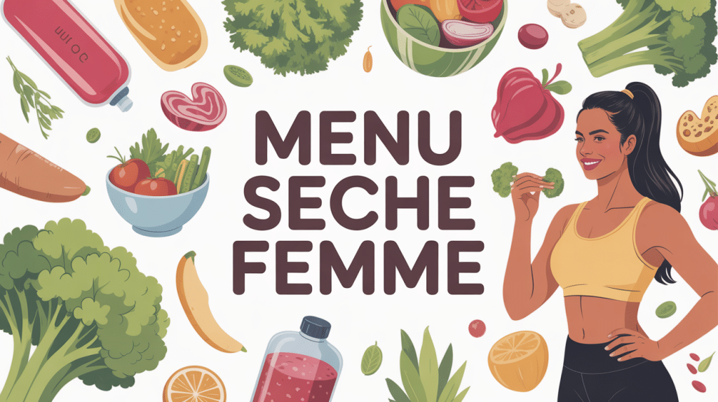 image menu seche femme alimentation saine