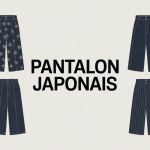 illustration pantalon japonais tradition modernité