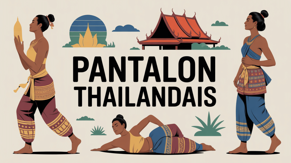 Pantalon thailandais modernité tradition yoga voyage détente