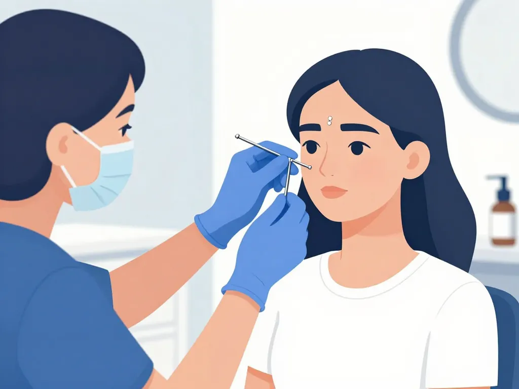 scène piercing arcade studio bijou courbe