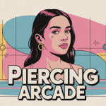 illustration piercing arcade minimaliste