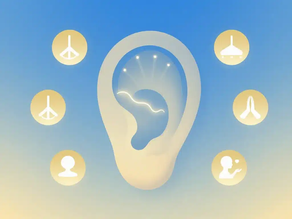 image piercing conch bienfaits effets peace confiance soulagement