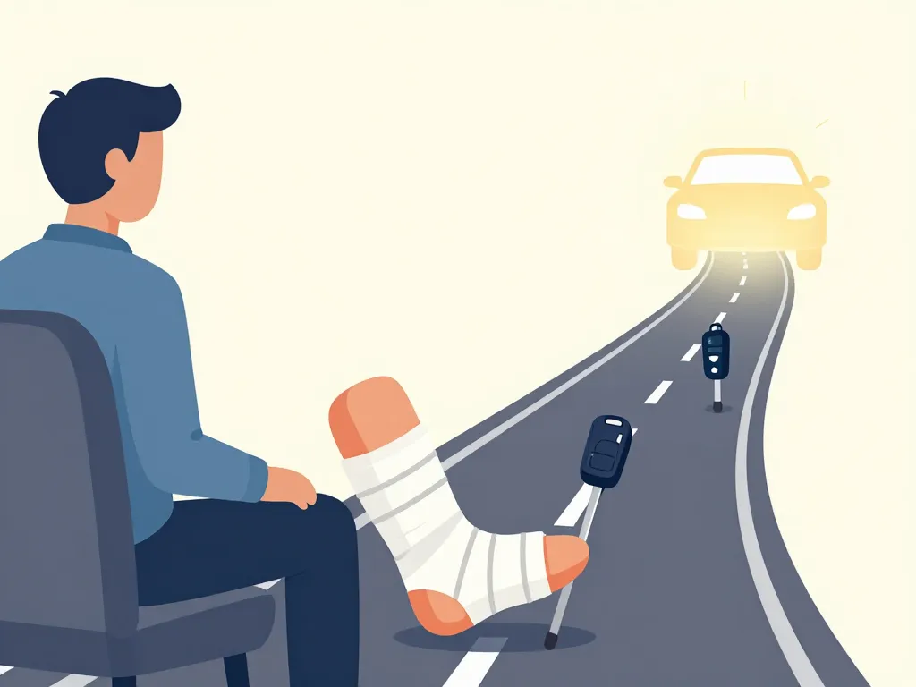 quand conduire après fracture malléole étapes reprise conduite