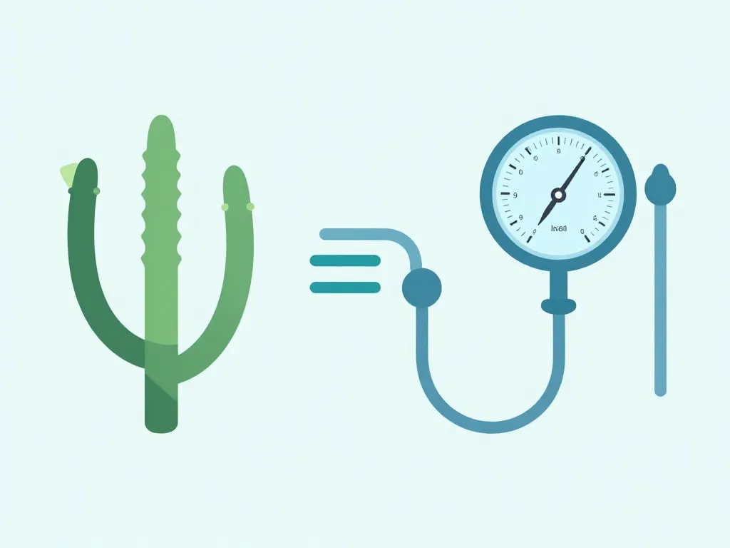 Diagramme harpagophytum et hypertension, interactions tension artérielle