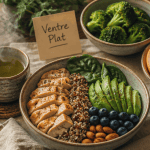 aliment pour perdre le ventre sur table rustique