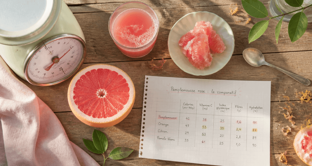 calories dans un pamplemousse segments et jus