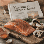 fruit en vitamine d saumon œuf champignon huile
