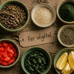 fruits et legumes riches en fer bols et citron