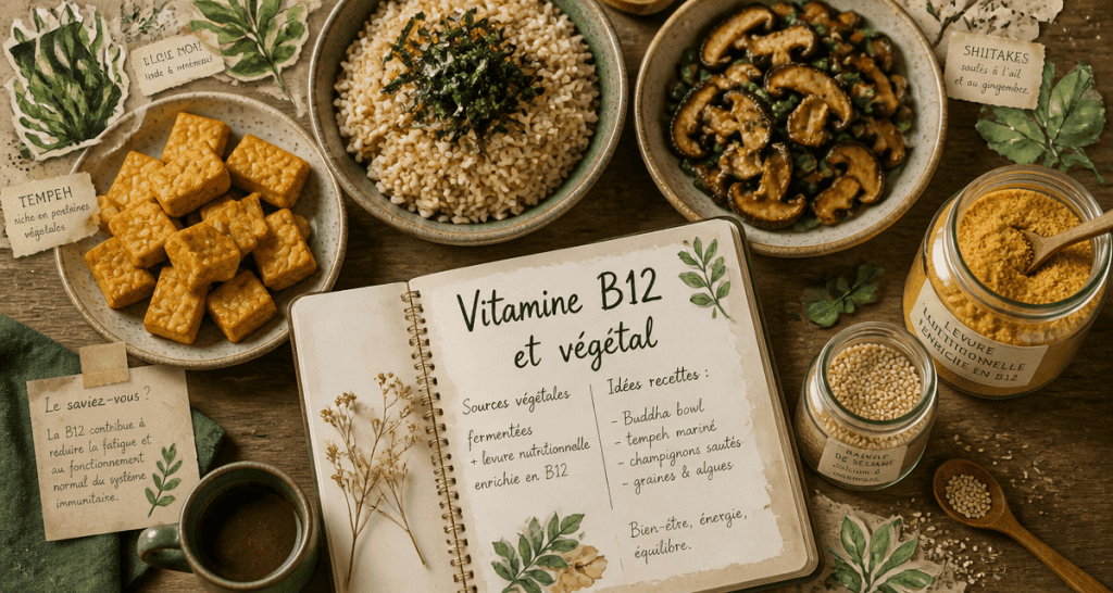 où trouver la vitamine b12 dans les legumes, aliments végétaux riches