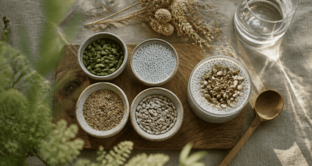Peut on manger des graines le soir bol courge chia lin tournesol