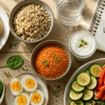Proteines pour maigrir du ventre assiette aliments