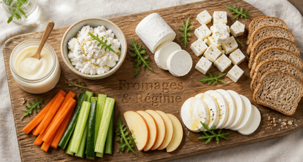 quel fromage manger pendant un regime fromages et légumes