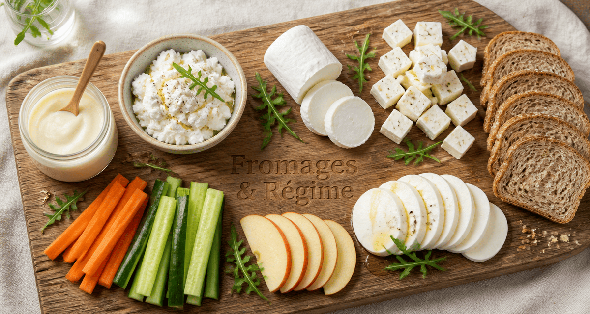 quel fromage manger pendant un regime fromages et légumes