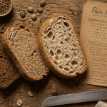 quel pain ne fait pas grossir, tranches de pain seigle complet levain