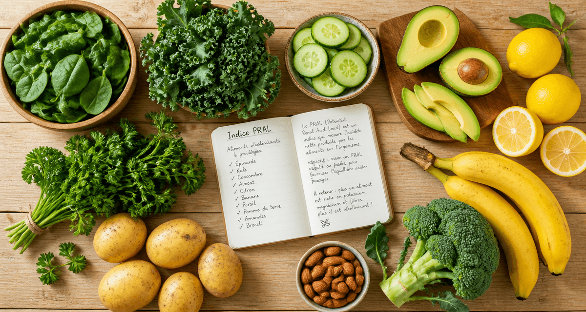 top 10 aliments alcalins table bois indice PRAL