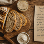 bienfaits du pain au levain sur table rustique