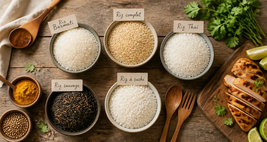Calories dans le riz bols variétés