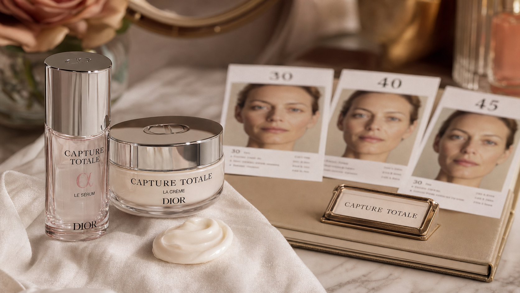 Capture totale Dior pour quel âge, sérum et crème visage anti-âge