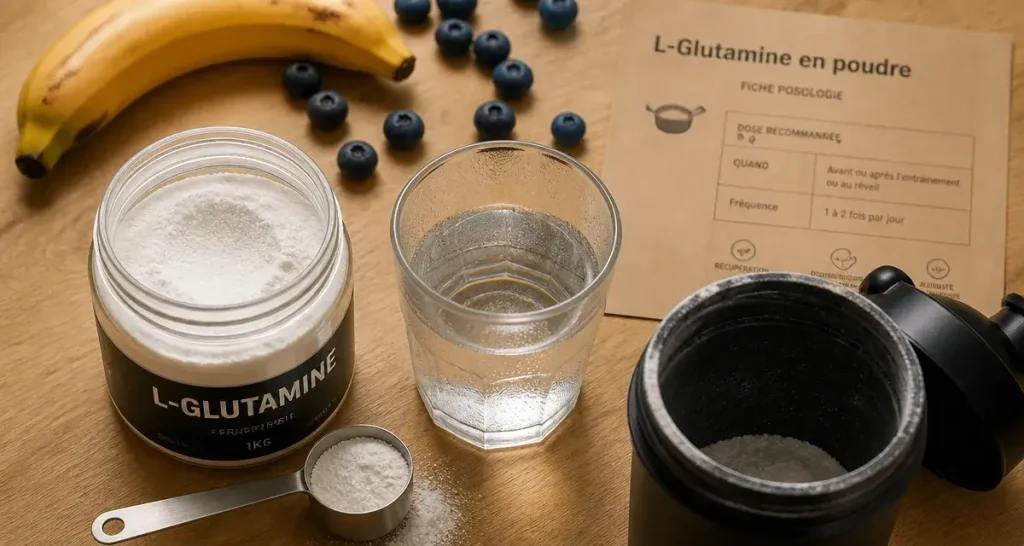 l glutamine en poudre 5 g par jour pour intestins et muscles