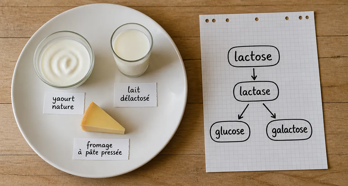Le sucre du lait : lactose, lactase et index glycémique maîtrisé