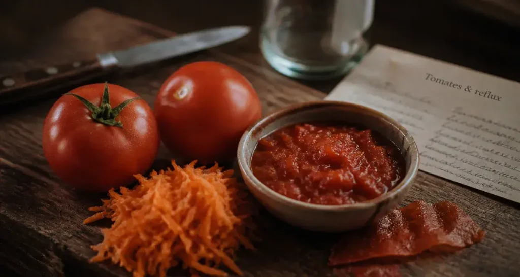 Manger trop de tomates consequences : reflux et acidité