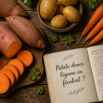 patate douce legume ou feculent vue ingredients