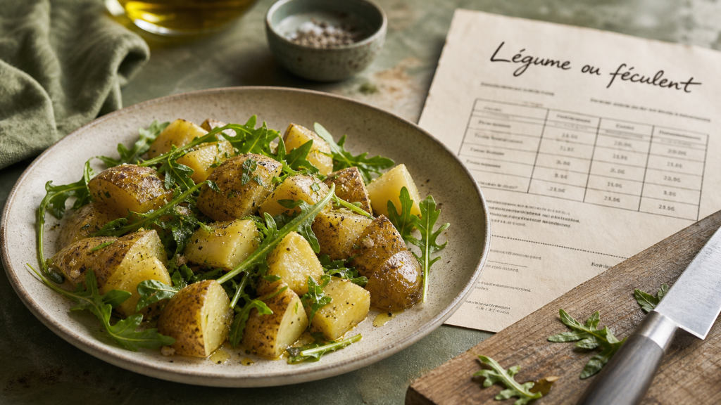 Pommes de terre legumes ou feculent : impact nutritionnel sur l’assiette
