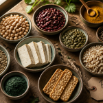 sources de proteines vegetales bols legumes graines