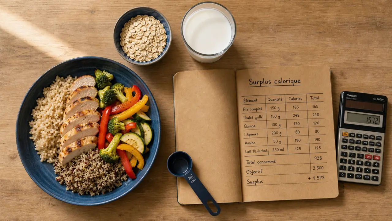 Alimentation prise de masse : repas, calories et macronutriments