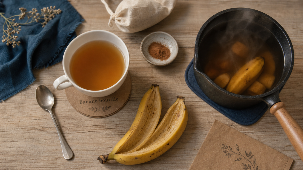 Banane bouillie : infusion relaxante et bienfaits santé