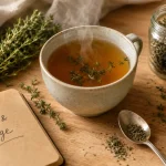 Tisane de thym : bienfait contre toux et gorge irritée