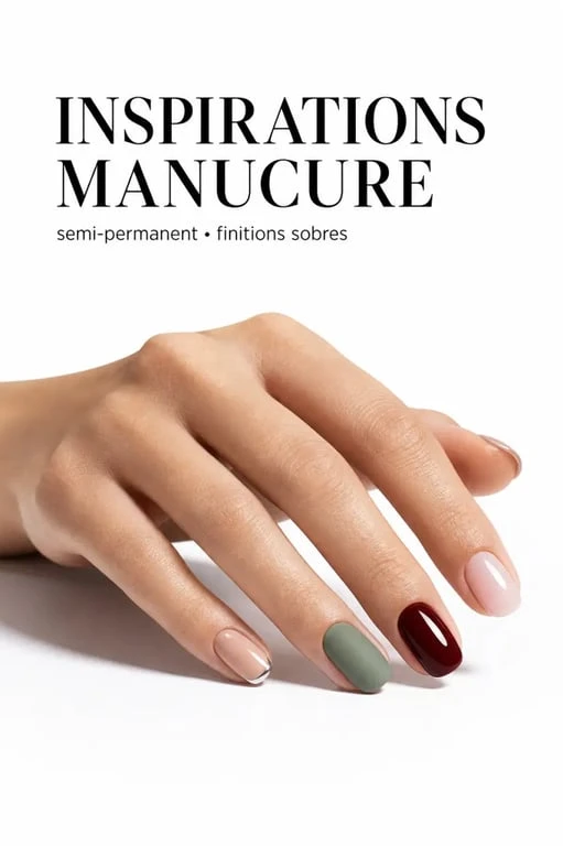 Idées ongle semi permanent avec plusieurs inspirations de manucure semi-permanente élégantes