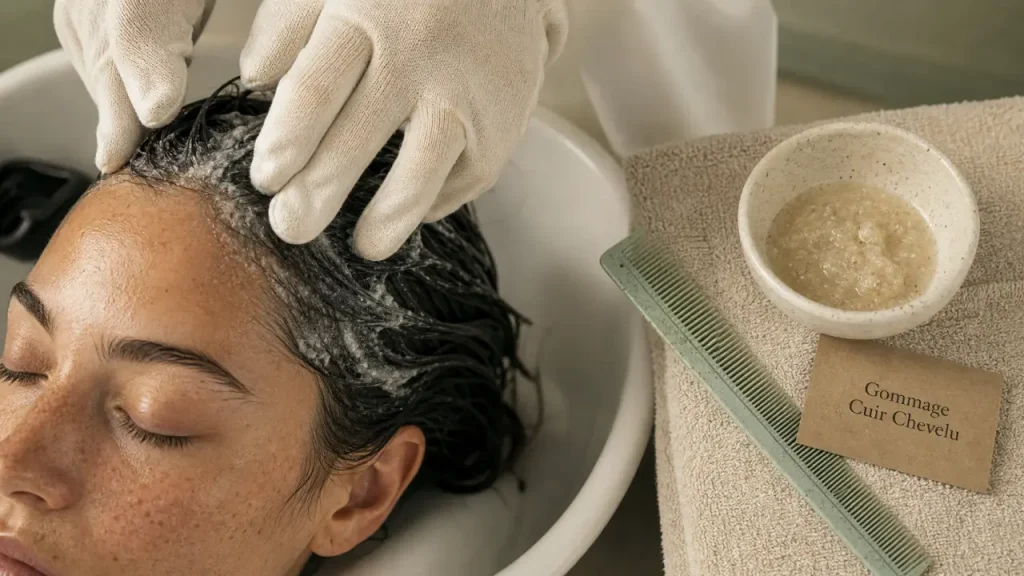 Gommage cheveux : alléger les racines sans irriter le cuir chevelu