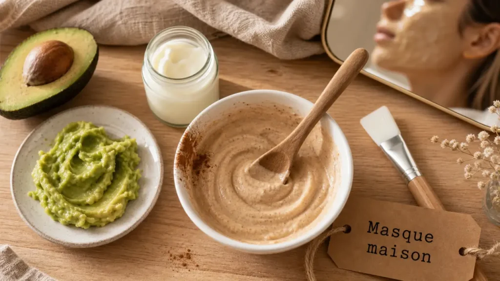 Masque pour le visage maison : 4 recettes simples selon votre besoin de peau