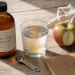 Régime et vinaigre de cidre : 10 ml par jour, bouteille et dose