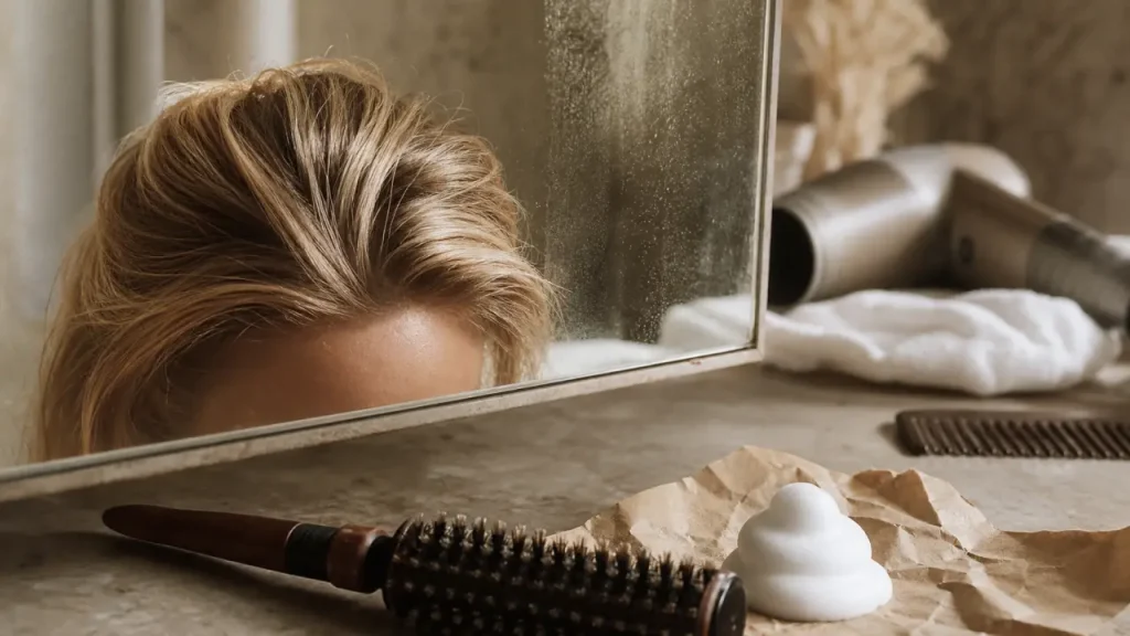 Cheveux fins plats : racines décollées, produits légers et coupe adaptée