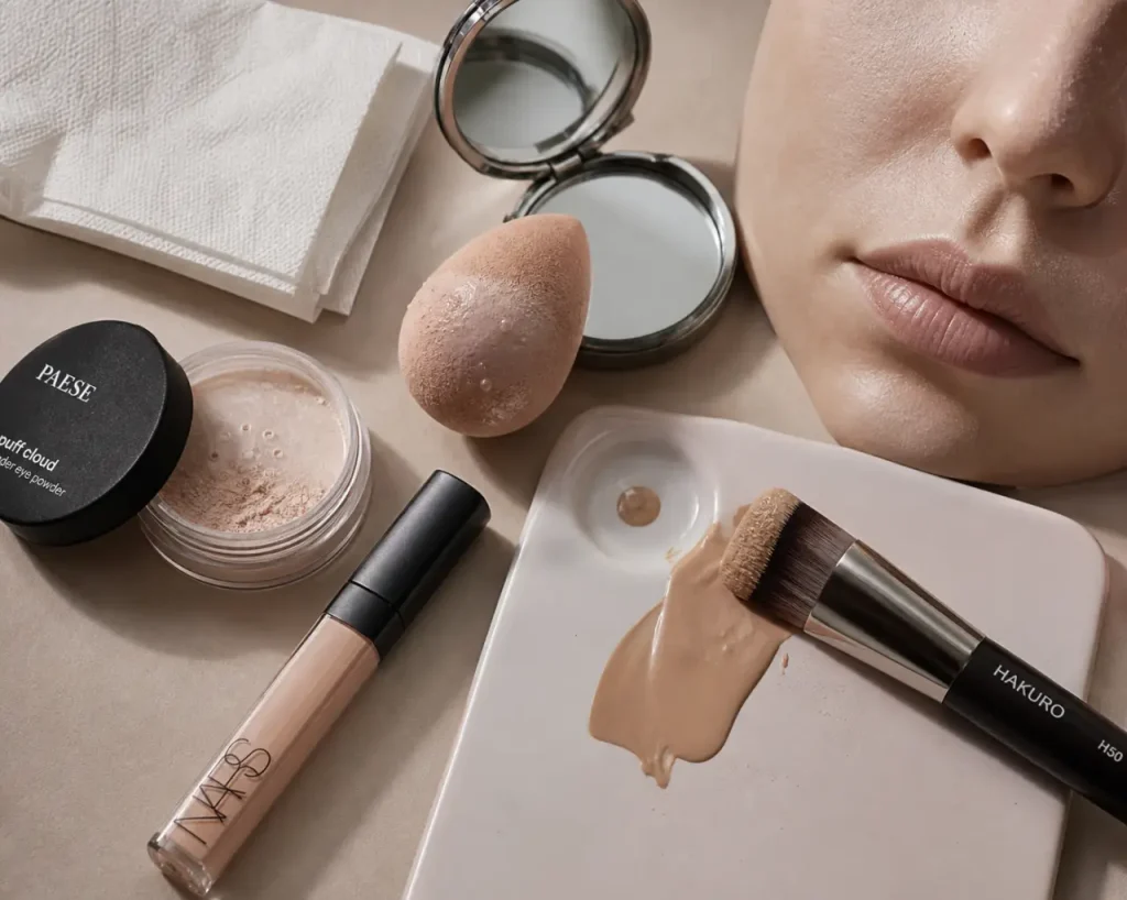 Conseil maquillage : le bon réglage du teint pour éviter démarcations, brillances et surcharge